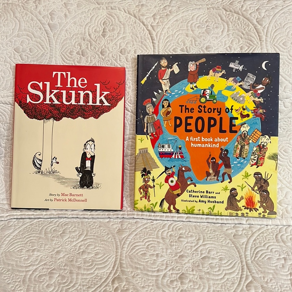 Two hard‎ back picture books